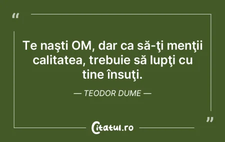 Ieşi din umbra semenilor tăi şi fii t...