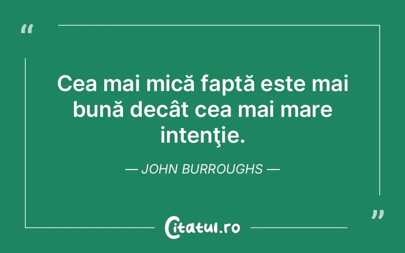 Citat John Burroughs - citate viata