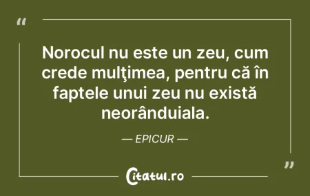 După faptele mici se cunosc cele mari �...