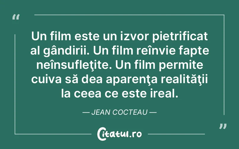 Citat Jean Cocteau - citate viata