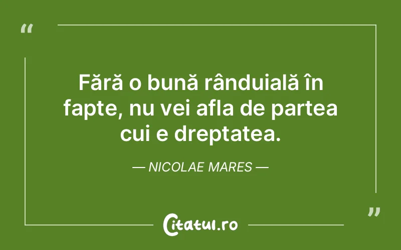 Citat Nicolae Mares - citate viata