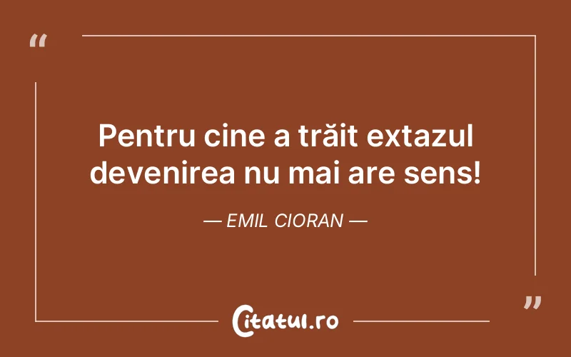 Citat Emil Cioran - citate viata