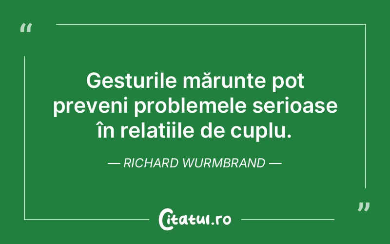 Citat Richard Wurmbrand - citate viata