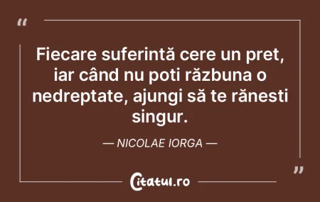 Cine nu se confruntă cu durerea poate s...