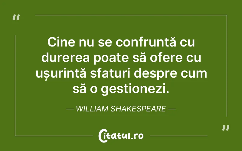 Citat William Shakespeare - citate viata