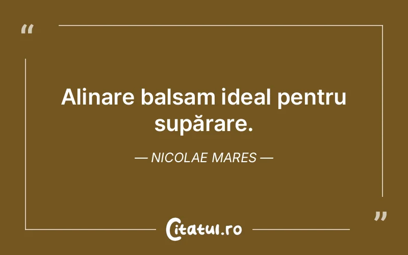 Citat Nicolae Mares - citate viata