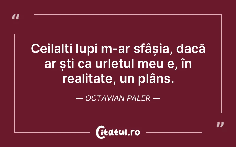 Citat Octavian Paler - citate viata