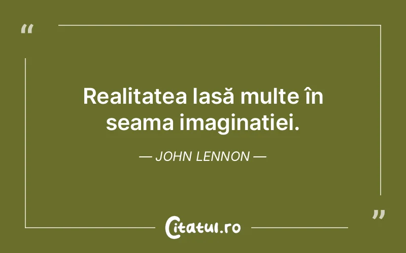 Citat John Lennon - citate viata