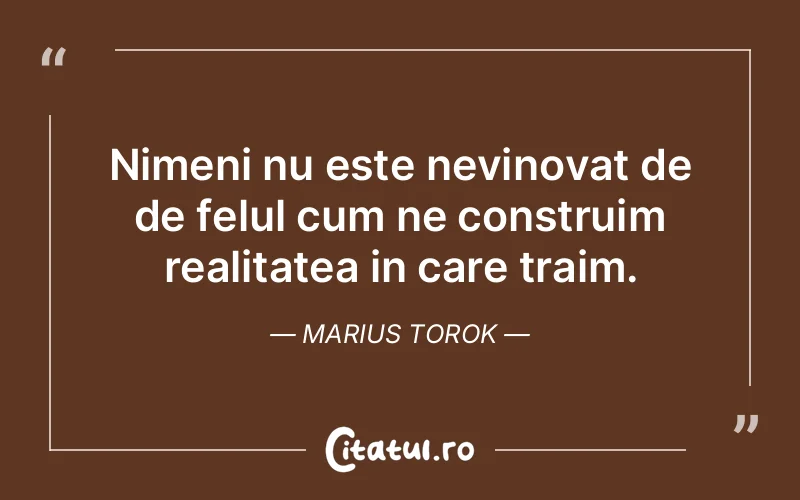 Citat Marius Torok - citate viata