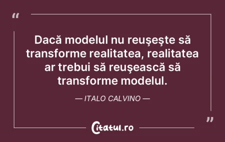 Realitatea lasă mult loc imaginaţiei. ... Realitatea lasă mult loc imaginaţiei. ...