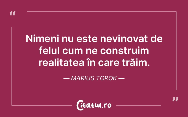 Citat Marius Torok - citate viata