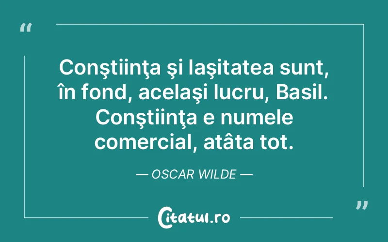 Citat Oscar Wilde - citate viata