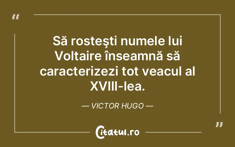 Citat Victor Hugo - citate viata