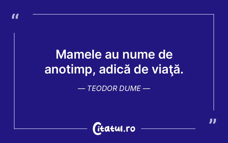 Citat Teodor Dume - citate viata