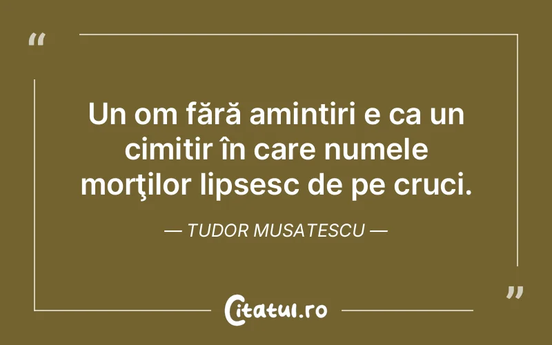Citat Tudor Musatescu - citate viata