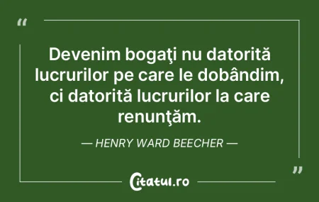 Ceea ce duce mai curând la sărăcie es...