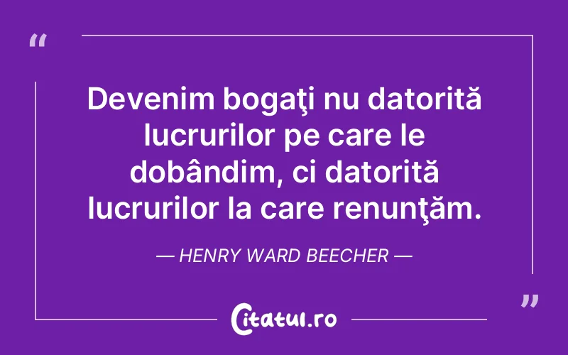 Citat Henry Ward Beecher - citate viata