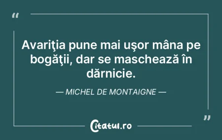 Setea de bogăţii creşte mai mult prin...