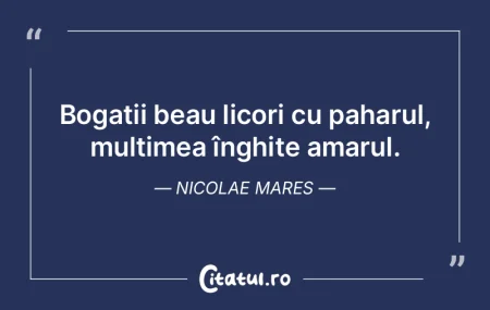 Bogații beau licori cu paharu, mulțime... Bogații beau licori cu paharu, mulțime...