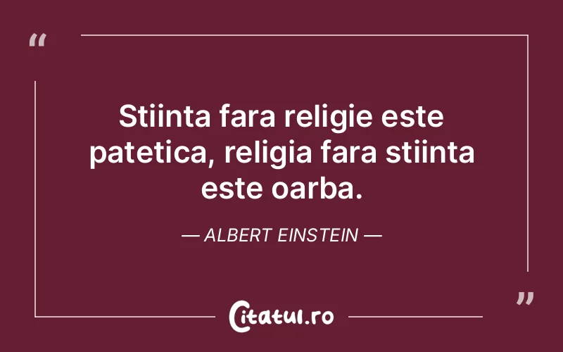 Citat Albert Einstein - citate viata