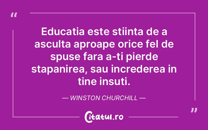 Citat Winston Churchill - citate viata
