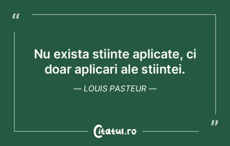 Stiinta ne-a ajutat sa fixam hotarul car...