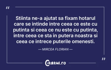 Stiinta si-a avut intotdeauna originile ... Stiinta si-a avut intotdeauna originile ...