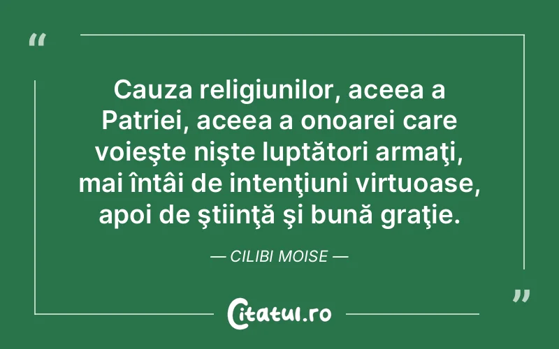 Citat Cilibi Moise - citate viata