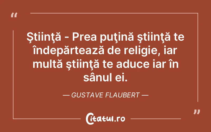 Citat Gustave Flaubert - citate viata