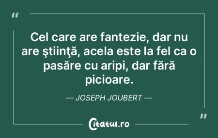 Orice altă ştiinţă este dăunătoare...