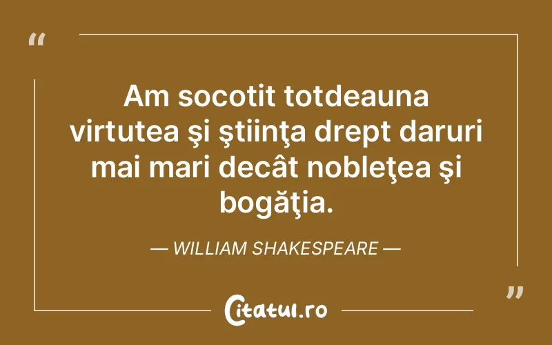 Citat William Shakespeare - citate viata