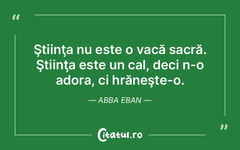 Citat Abba Eban - citate viata
