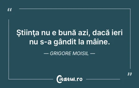 Ştiinţa e formată numai din afirmaţi... Ştiinţa e formată numai din afirmaţi...