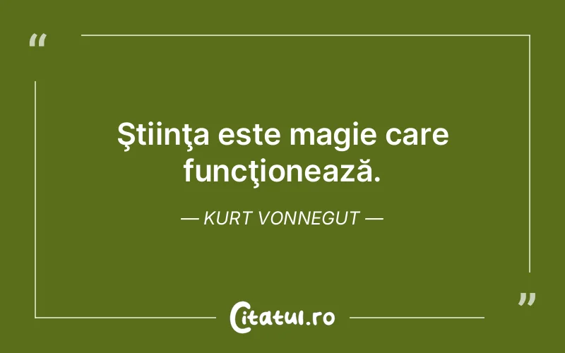 Citat Kurt Vonnegut - citate viata