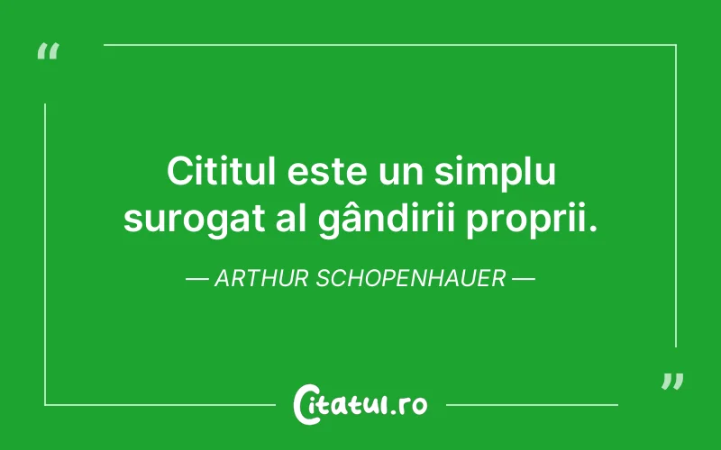 Citat Arthur Schopenhauer - citate viata