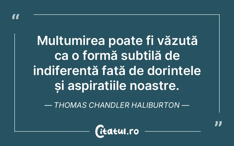 Citat Thomas Chandler Haliburton - citate viata