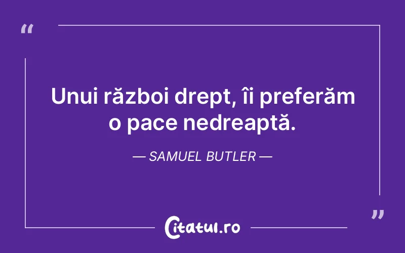 Citat Samuel Butler - citate viata