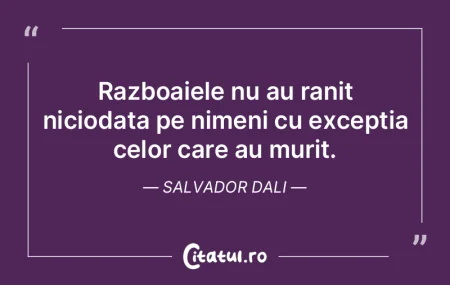 Cel care isi doreste pace trebuie sa se ...