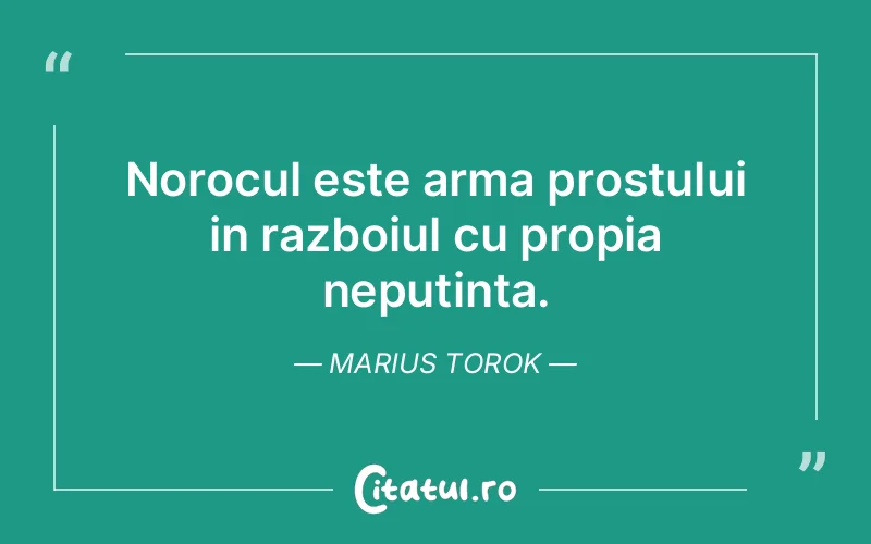 Citat Marius Torok - citate viata