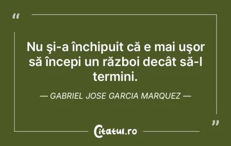 Cel mai rapid mod de sfârşi un război...