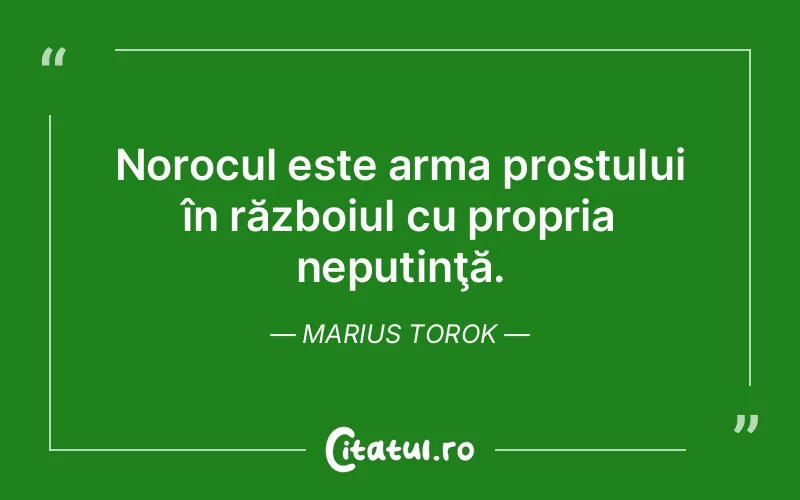 Citat Marius Torok - citate viata