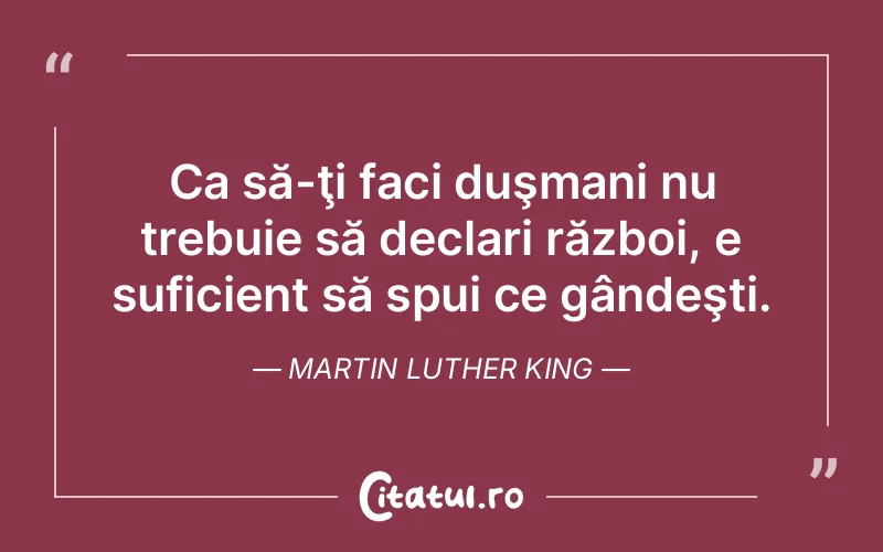Citat Martin Luther King - citate viata