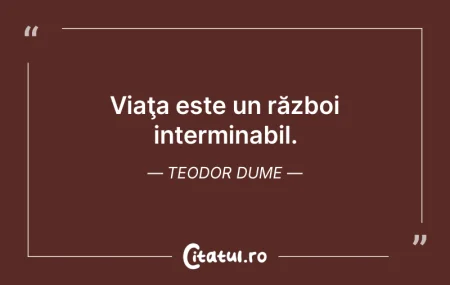 Într-un război cu tine vei triumfa num...