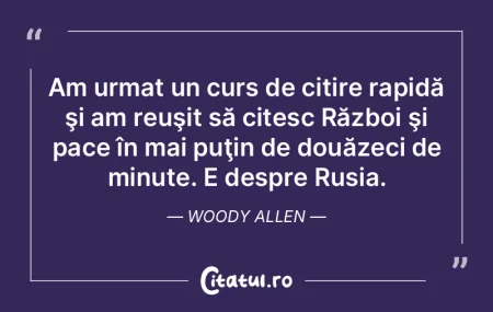 În butada războiul e sănătate pentru...