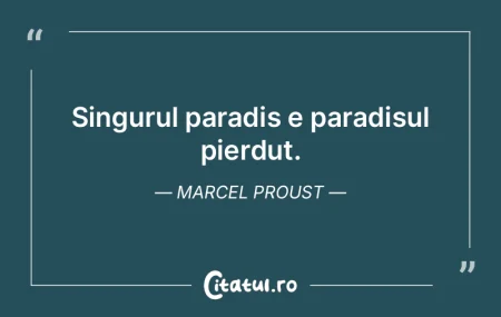 Fiecare din noi ajunge in Rai, dar toti ...