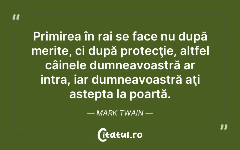 Citat Mark Twain - citate viata