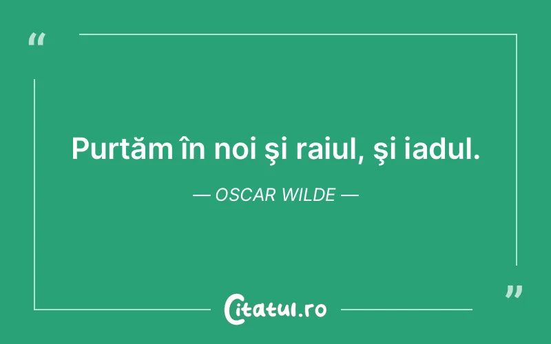 Citat Oscar Wilde - citate viata