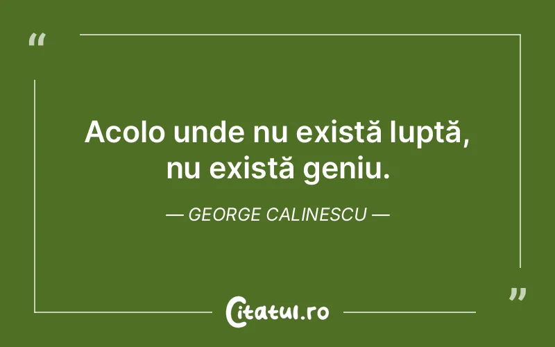 Citat George Calinescu - citate viata