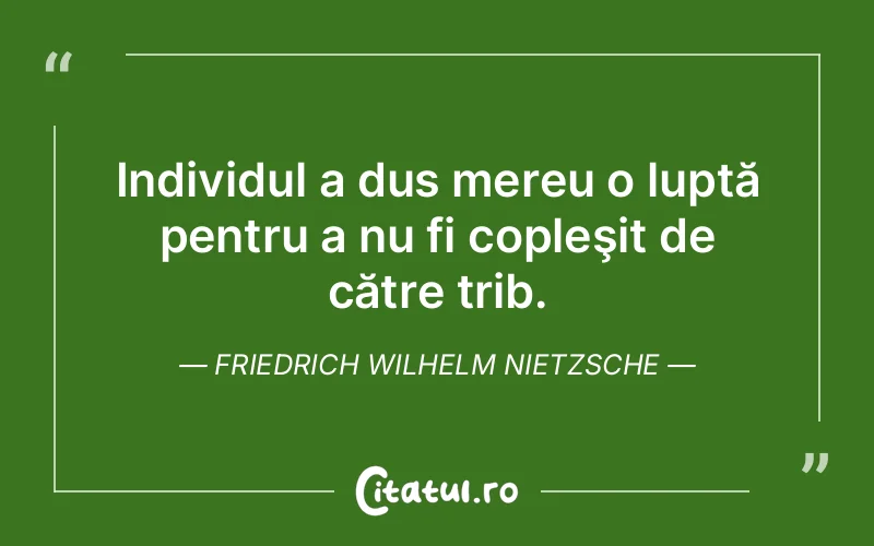 Citat Friedrich Wilhelm Nietzsche - citate viata