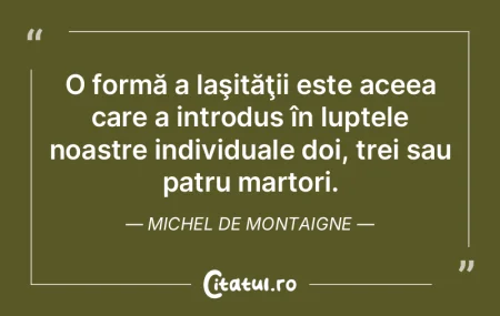 De multe ori în loc de idei ce luptă, ...